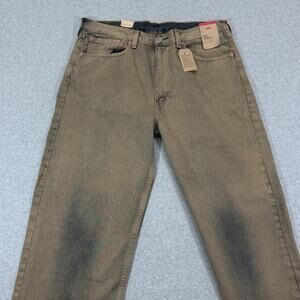 Levi’s 565 Loose Straight Jeans Men 34x34 Fit 36 Hyperspace Brown Faded 90s NWT